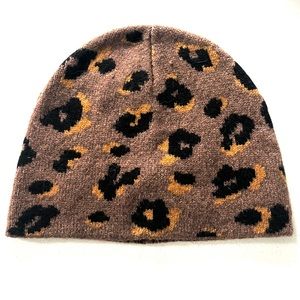 Madewell Merino Wool Beanie Leopard Beanie